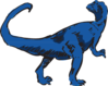 Blue T-rex Art Clip Art